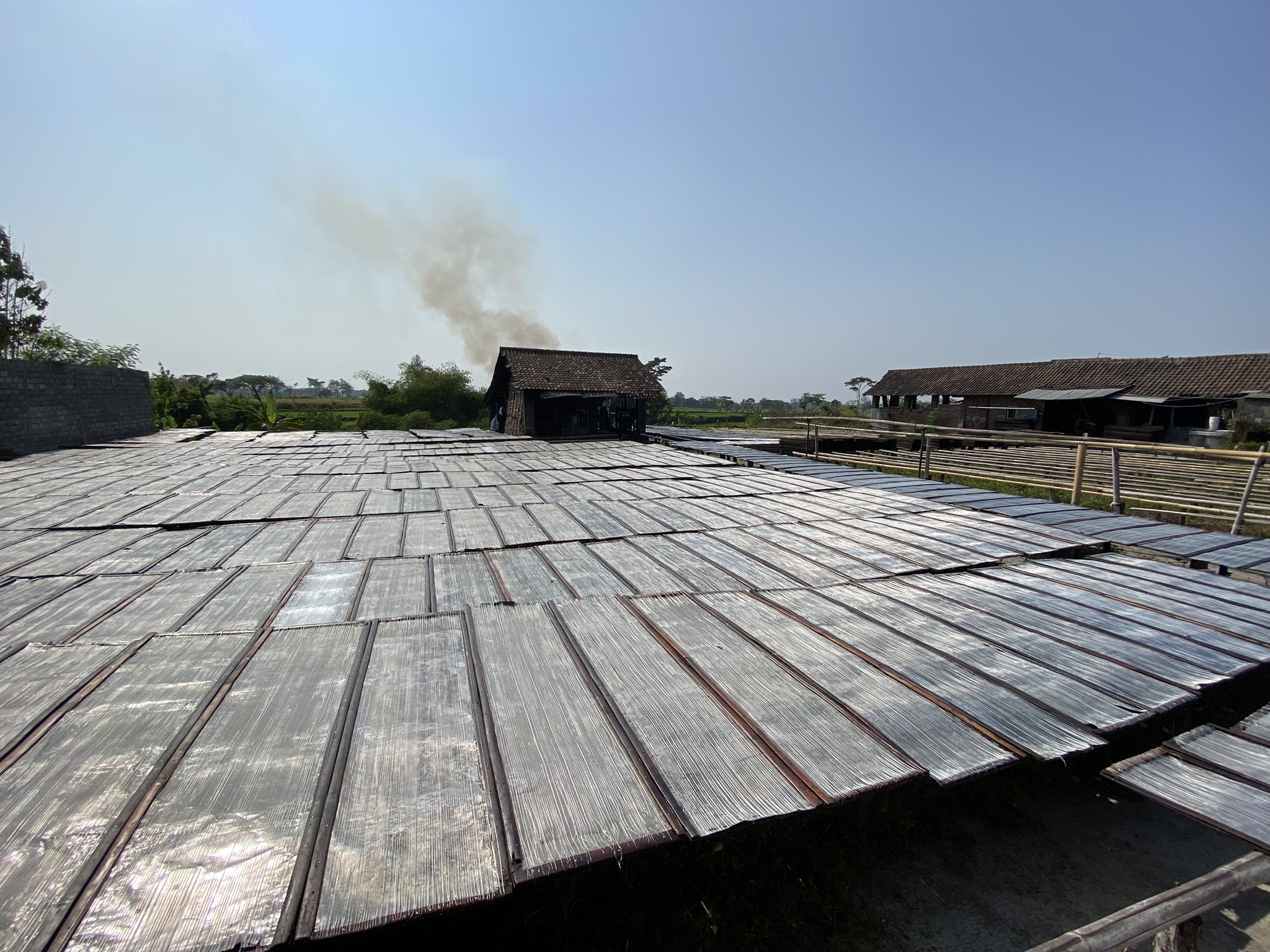Proses pengeringan alami
